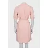 Short Sleeve Dress with Belt