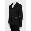 Fitted jacket decorated with a buckle