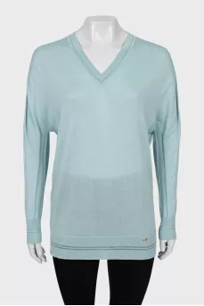 Cashmere and silk jumper with tag