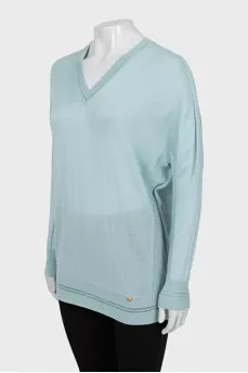 Cashmere and silk jumper with tag