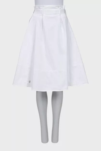 High waisted loose skirt