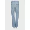 Blue high waist jeans
