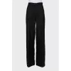 Silk palazzo pants with tag