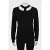 Black jumper with cutouts