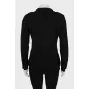 Black jumper with cutouts
