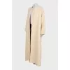 Beige loose fit cardigan