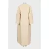Beige loose fit cardigan