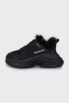 Triple S Insulated Sneakers with Tag