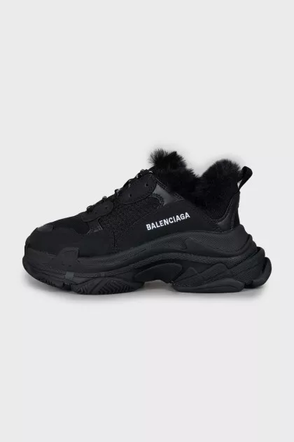 Triple S Insulated Sneakers with Tag