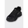Triple S Insulated Sneakers with Tag