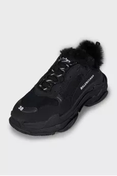 Triple S Insulated Sneakers with Tag