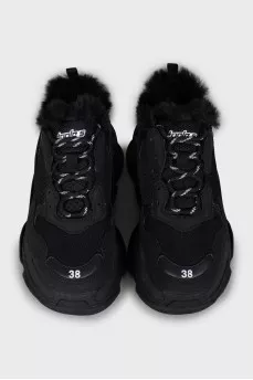 Triple S Insulated Sneakers with Tag