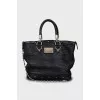 Quilted Print Tote Bag