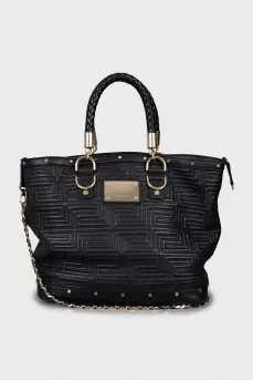 Quilted Print Tote Bag