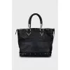 Quilted Print Tote Bag