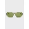 Sunglasses with transparent frame