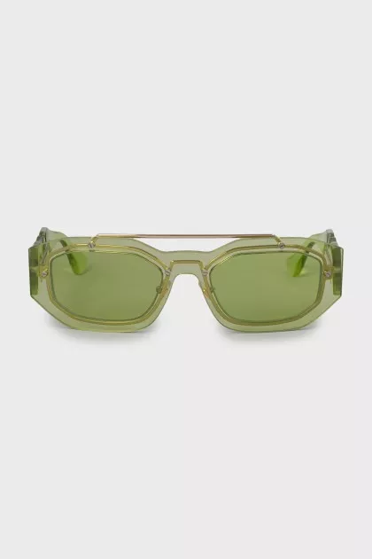 Sunglasses with transparent frame