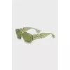 Sunglasses with transparent frame