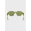 Sunglasses with transparent frame
