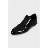 Men's patent leather shoes