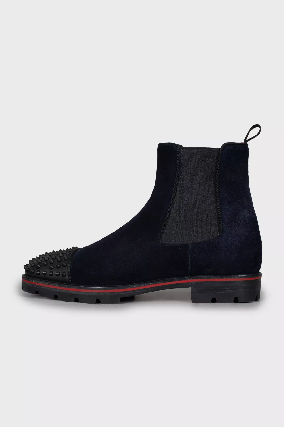 Christian Louboutin Мужские ботинки декорированные шипами 88344254