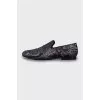 Men's Paisley Print Loafers