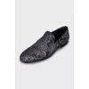 Men's Paisley Print Loafers