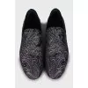 Men's Paisley Print Loafers