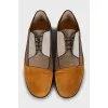 Men's suede shoes