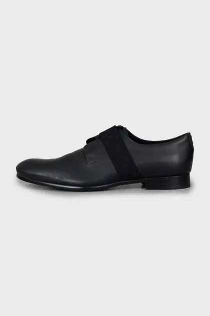 Men's shoes with elastic band