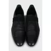 Men's shoes with elastic band