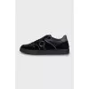 Men's leather and suede sneakers
