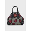 Vintage bag with gold logo