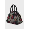 Vintage bag with gold logo