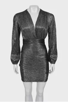 Shiny fitted dress