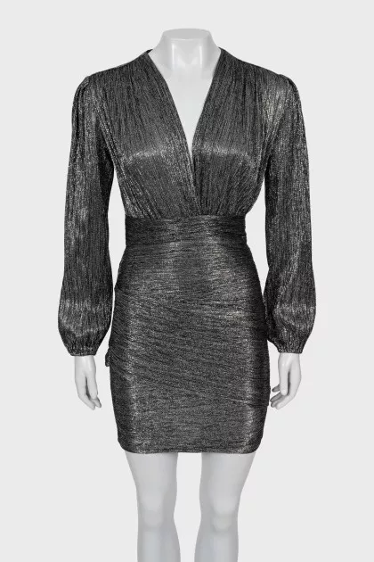 Shiny fitted dress