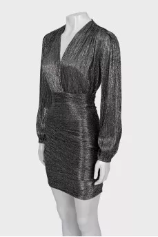 Shiny fitted dress