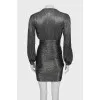 Shiny fitted dress