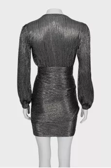 Shiny fitted dress