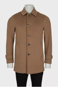 Men's wool coat with tag