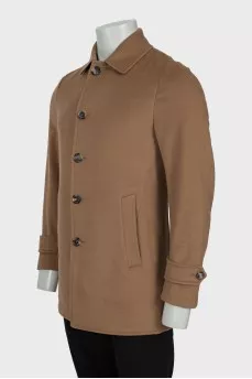 Men's wool coat with tag