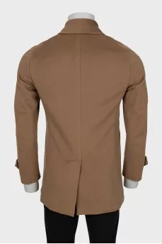 Men's wool coat with tag