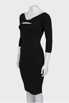 Fitted wool dress