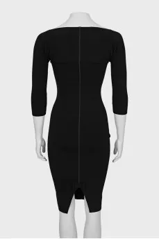 Fitted wool dress