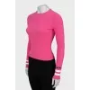 Ribbed Fitted Long Sleeve T-Shirt