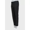 Men's striped slim fit trousers