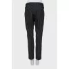 Men's striped slim fit trousers