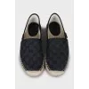 Espadrilles in signature print