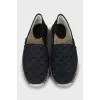 Men's Espadrilles in Signature Print