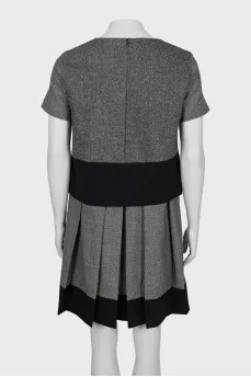 A-line dress with a small print